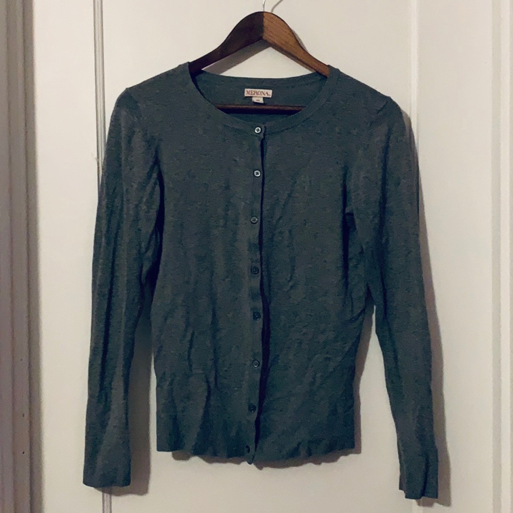 Gray Cardigan
